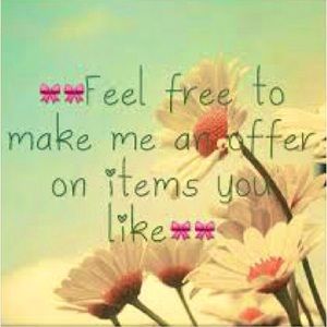 Make me a reasonable offer